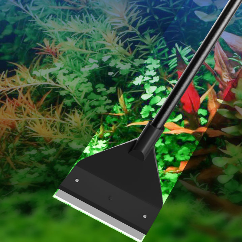Marine Aquarium Glass Cleaner - Fish Tank Cleaning Tool Flat Sand