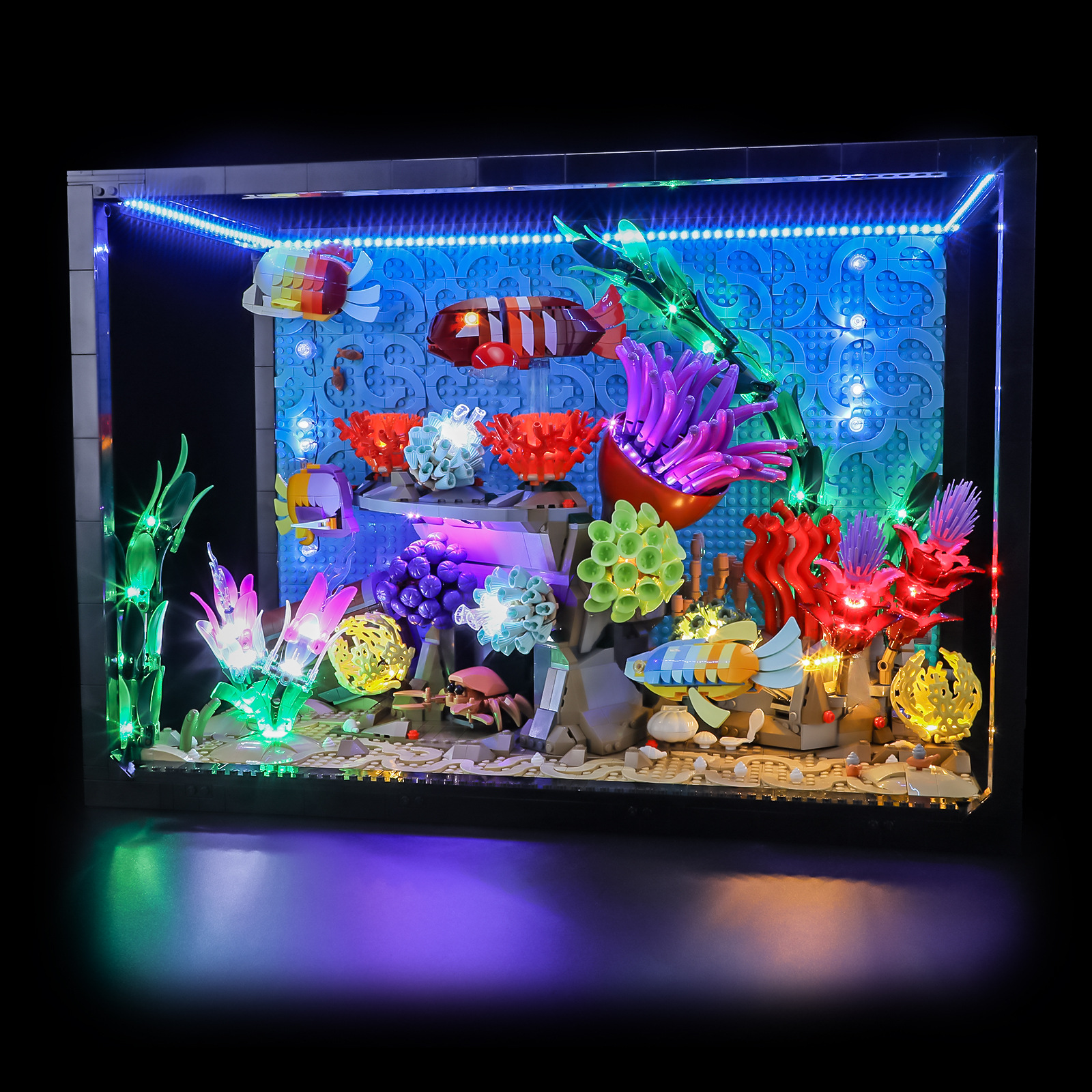 Aquarium Marine World - Compatible 10366 Aquarium Tropical Underwater World