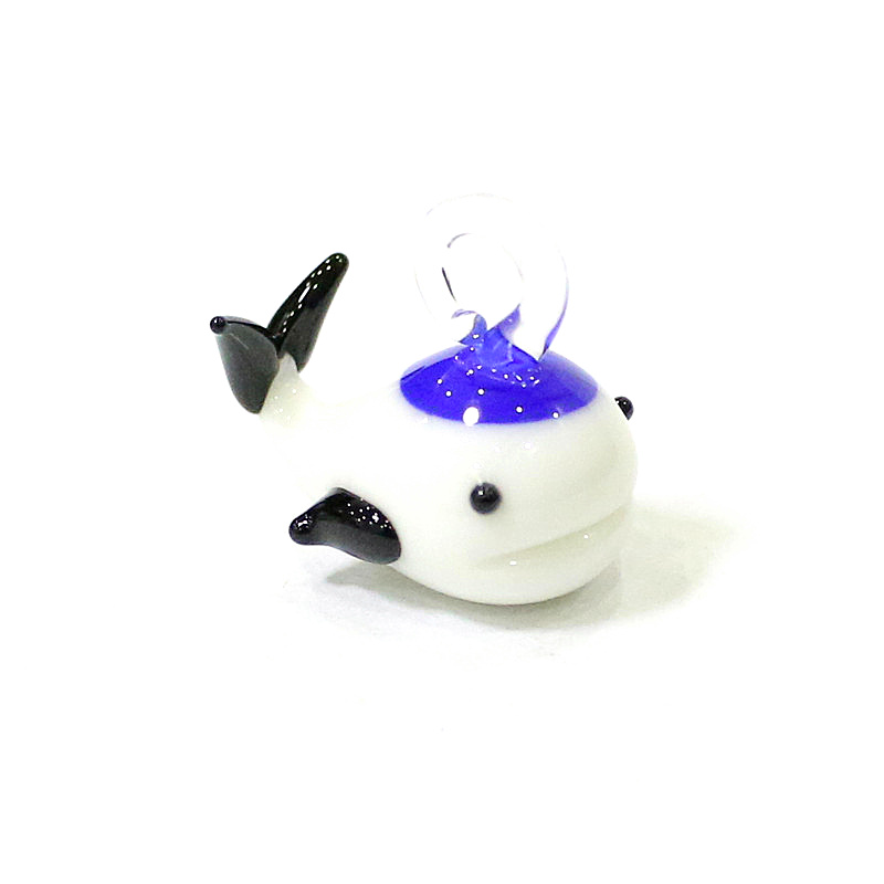 Mini Glass Whale Pendant Cute  – Marine Aquarium Japan recenzja i cena