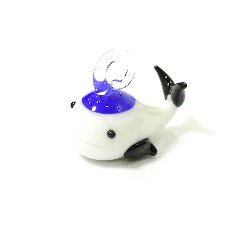 Mini Glass Whale Pendant Cute  – Marine Aquarium Japan recenzja i cena