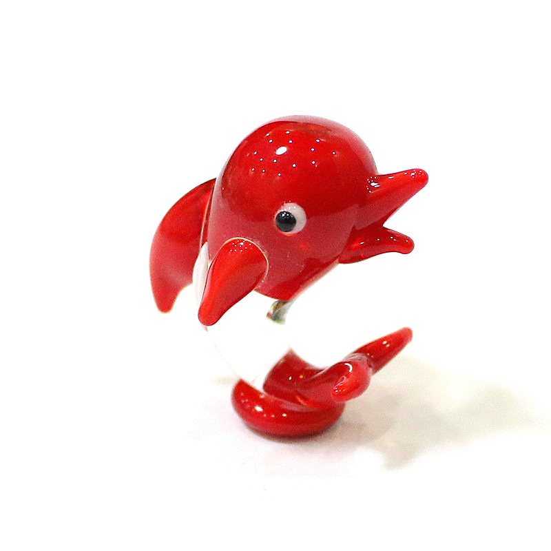 Handmade Mini Glass Dolphin Fi – Marine Aquarium Home recenzja i cena