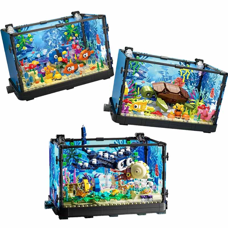 Fish Tank Building Block Set w – Marine Aquarium Home recenzja i cena