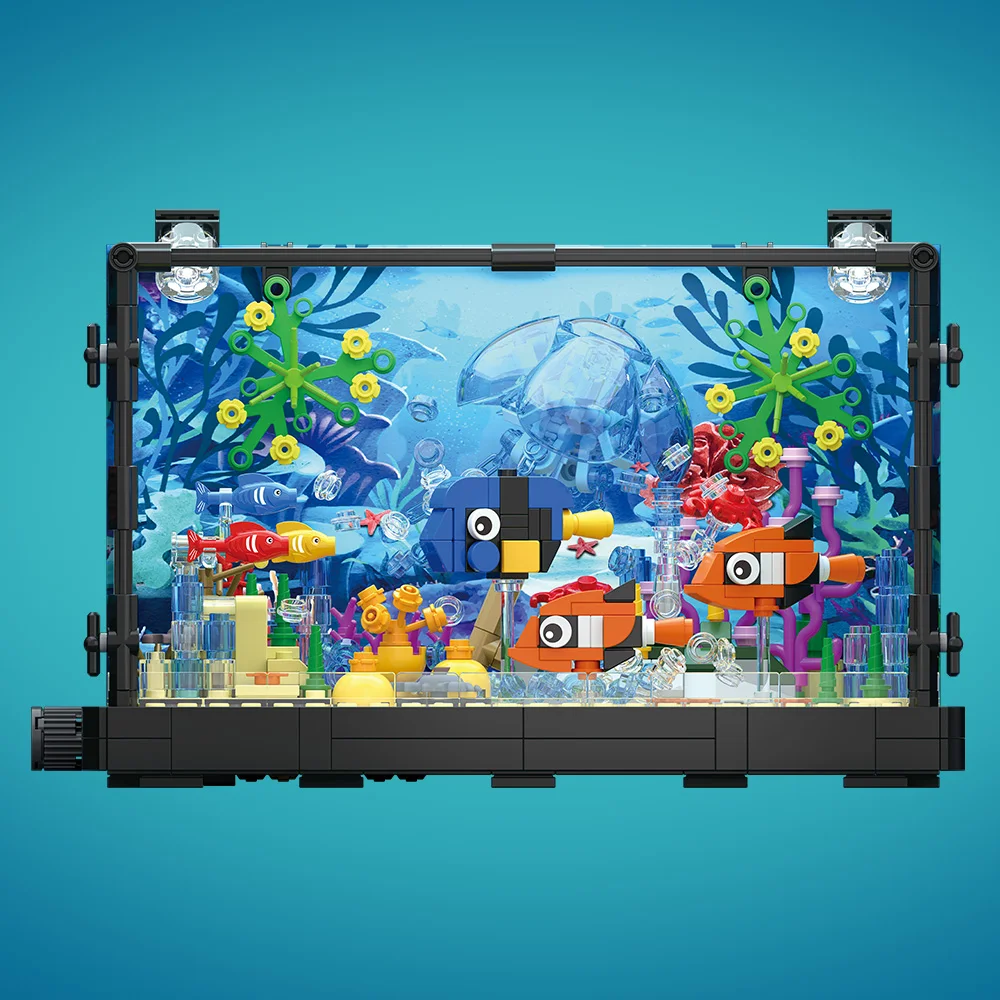 Fish Tank Building Block Set w – Marine Aquarium Home recenzja i cena