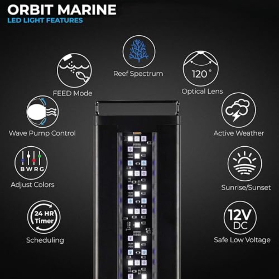 USA 24-36 Inch Orbit Marine LE – Marine Aquarium Hours recenzja i cena