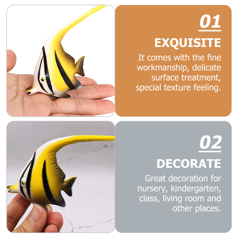 Lifelike Angelfish Plastic Aqu – Marine Aquarium Home recenzja i cena