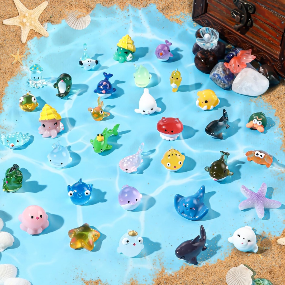 Mini Ocean Animals Resin Figur – Aquarium Marine World recenzja i cena