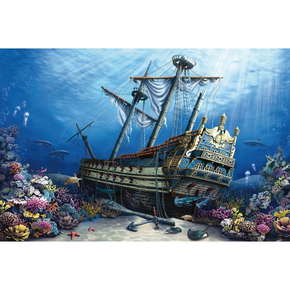 Under Sea Seabed World Backdro – Aquarium Marine World recenzja i cena