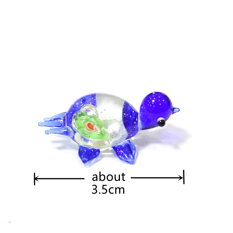 1pc Mini Glass Turtle Figurine – Marine Aquarium Japan recenzja i cena