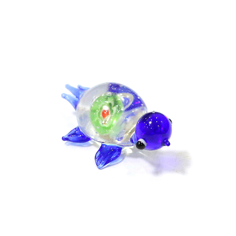 1pc Mini Glass Turtle Figurine – Marine Aquarium Japan recenzja i cena