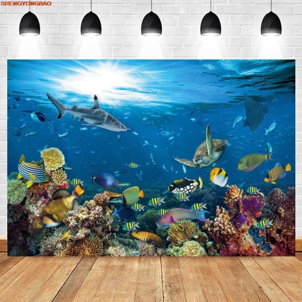 Under Sea Seabed World Backdro – Aquarium Marine World recenzja i cena