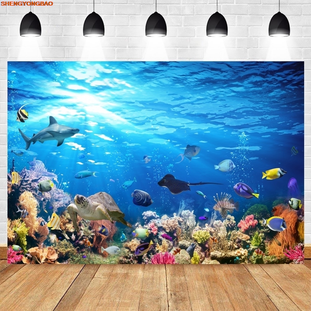 Under Sea Seabed World Backdro – Aquarium Marine World recenzja i cena
