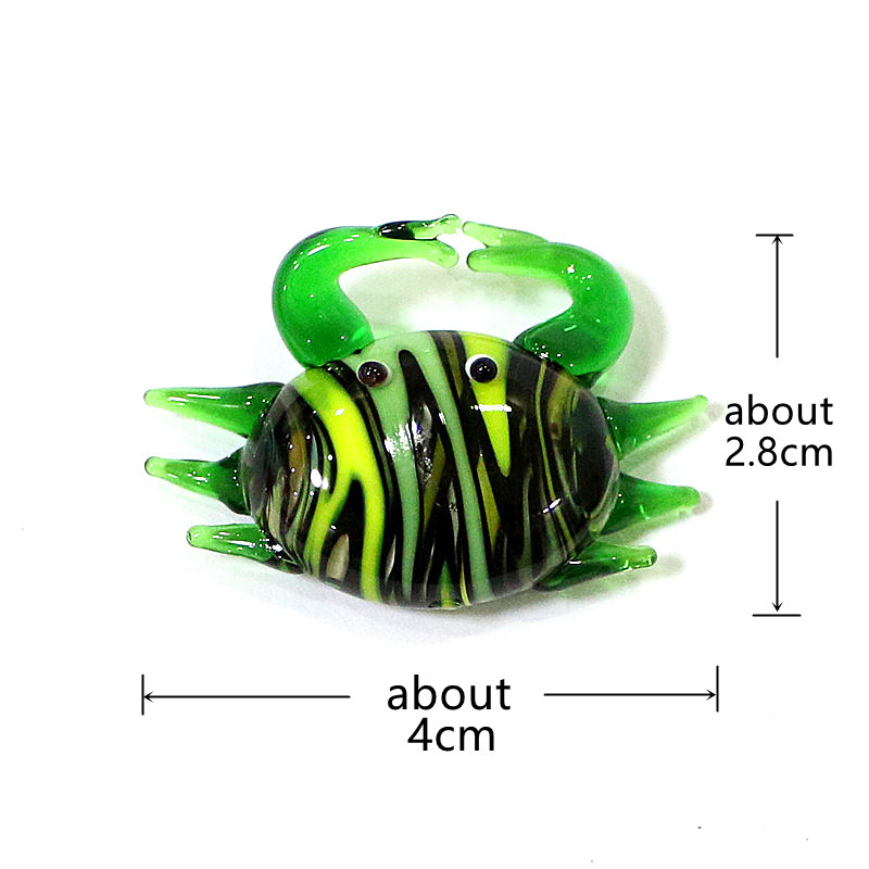 Handmade Cute Mini Glass Crab  – Marine Aquarium Japan recenzja i cena