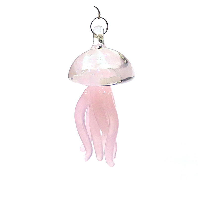 Pink Jellyfish Glass Pendant C – Marine Aquarium Home recenzja i cena